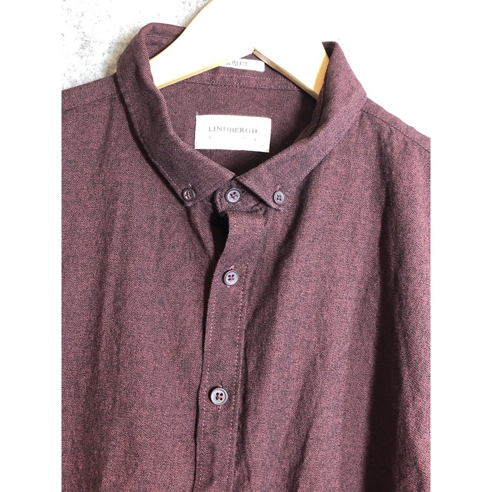 Lindbergh Shirt Mens Extra Large Slim Fit Button Down Career Business‎ Casual